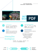 Interações Ecológicas - Aula de Biologia - Semana Base