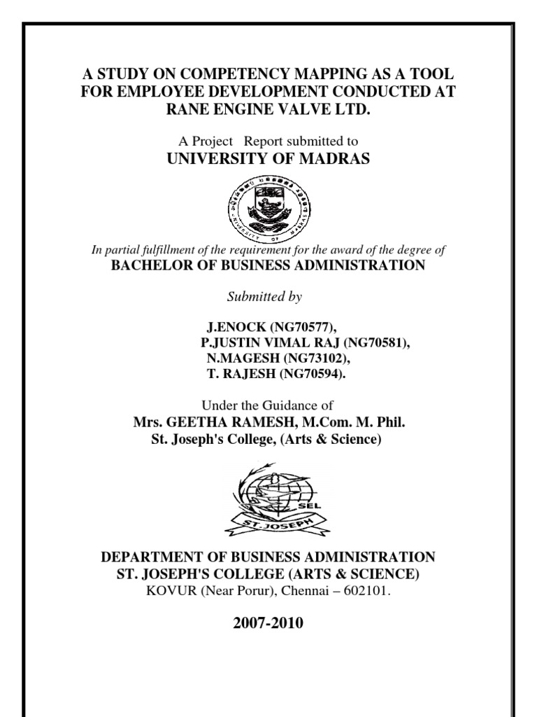 Assessing Employee Competencies and Development Needs through
