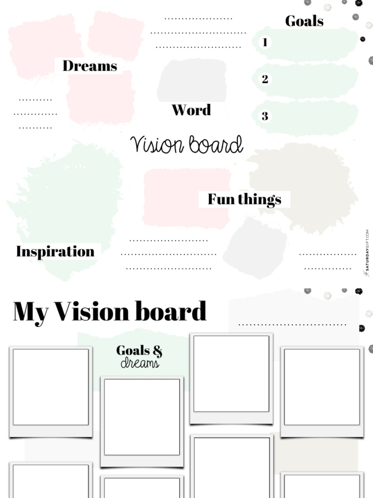 Landscape Vision Board Worksheet - 1