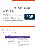 16.4 - Straight Line Graphs