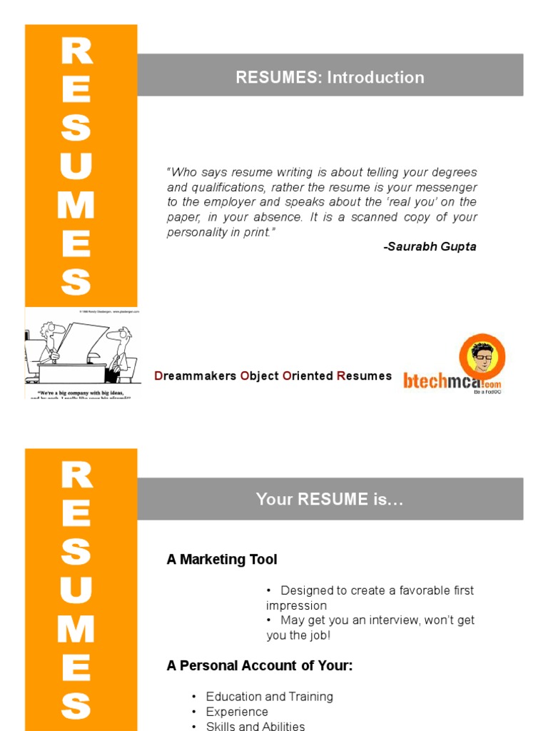 Effective Object-Oriented Resumes Guide | PDF | Résumé | Cognitive Science
