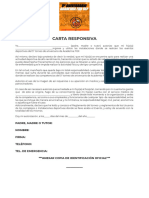 Carta Responsiva FOX