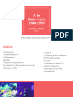 Arte Dominicano 1980-1990