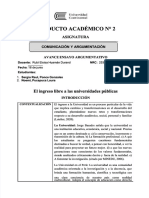 PDF Tesis A Favor Ingreso A Universidades Publicas - Compress