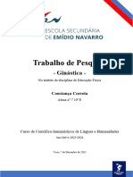 Trabalho Educação Física - Ginástica - Constança Correia