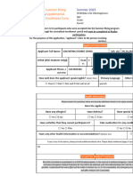 SR Supplemental Form 2023 - English