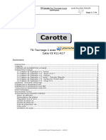 TP Carotte Fao Tournage 2 Axes Cat-Process. Carotte. TD Tournage 2 Axes Catia V5 R11-R17