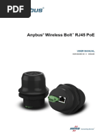 Anybus Wireless Bolt RJ45 PoE AWB2030 User Manual