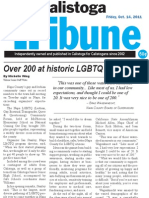 Napa LGBTQ Forum - Calistoga Tribune - 2011-10-14