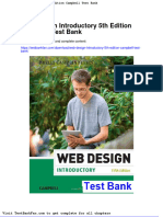 Full Download Web Design Introductory 5th Edition Campbell Test Bank