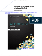Full Download Web Design Introductory 6th Edition Campbell Solutions Manual