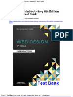 Full Download Web Design Introductory 6th Edition Campbell Test Bank
