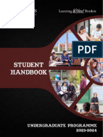 Student Handbook - Undergraduate Programme 2023-2024