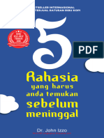 5 Rahasia Yang Harus Anda Temukan Sebelum Meninggal - DR John Izzo