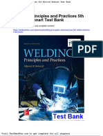 Full Download Welding Principles and Practices 5th Edition Bohnart Test Bank