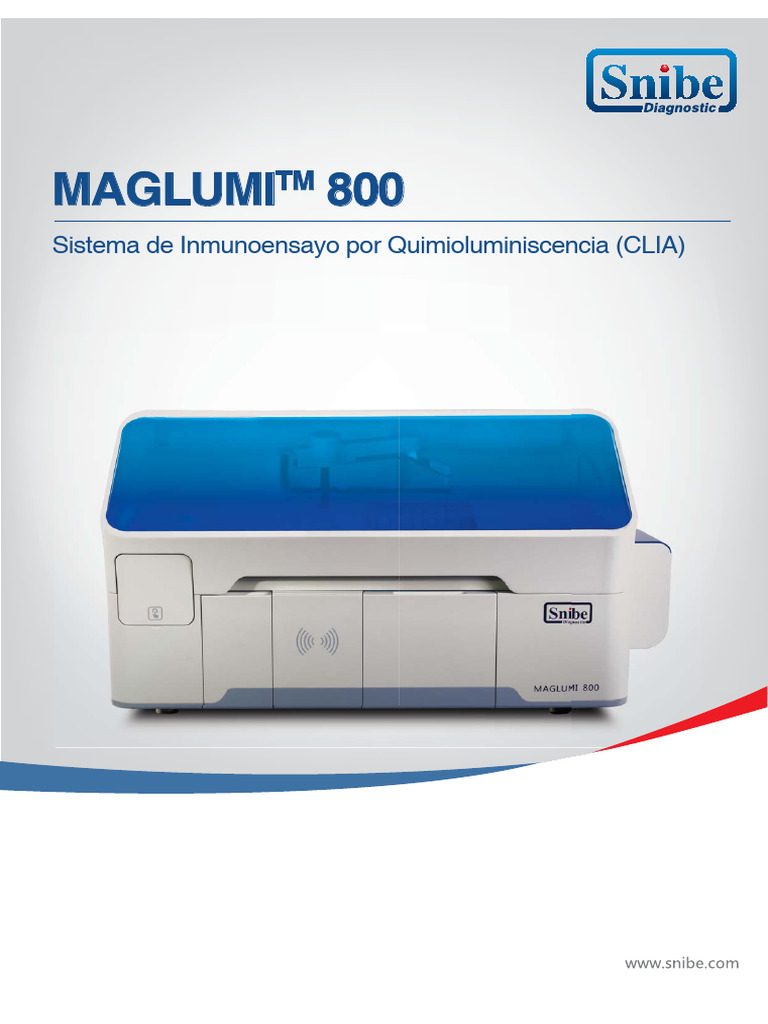 Maglumi 800 Brochure PDF Hidr xido De Sodio Enzima
