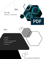 Biologie Moléculaire: PCR: Préparé Par: Ezzidine Nouha