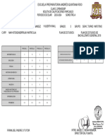 Firma Del Padre O Tutor: Parcial I Parcial Ii Parcial Iii Parcial Iv Matemáticas Iii