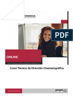 Curso Tecnico Direccion Cinematografica Online