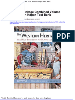 Full Download Western Heritage Combined Volume 11th Edition Kagan Test Bank