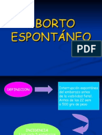 Aborto Espontaneo