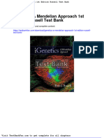 Full Download Igenetics A Mendelian Approach 1st Edition Russell Test Bank