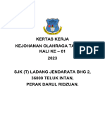 Kertas Kerja Kejohanan Olahraga Tahunan Kali Ke-61 2023