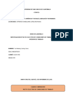 Laboral Pacto de Condiciones y Reglamento de Trabajo