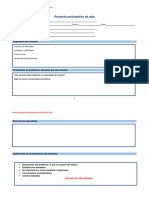 Matriz para Diseñar PPA Proyecto Participativo de Aula