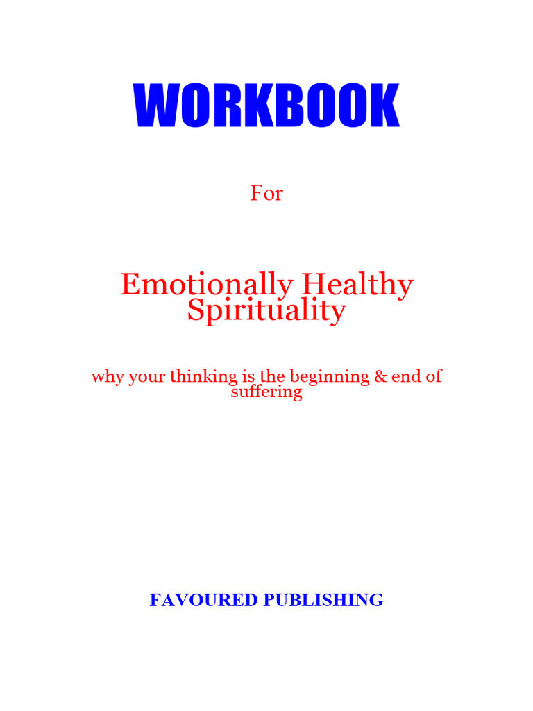 Emotionally Healthy Spirituality Ebook | PDF | Grief | Spirituality
