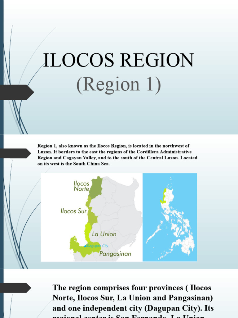 REGION 1 (Ilocos Region) | PDF | Philippines