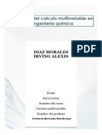 Ensayo Aplicacion Del Calculo Multivariable en La Ingenieria Quimica