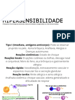 Resumo Exploratório de Hipersensibilidade