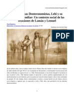 Las Reformas Deutetonomistas Lehi y La Dinámica Familiar Un Contexto Social de Las Rebeliones de Laman y Lemuel