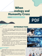STS Topic 8 When Technology and Humanity Cross