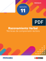 Razonamiento Verbal - Sesión 11