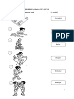 Pendidikan Jasmani Tahun 1 A. Suaikan Dengan Jawapan Yang Betul