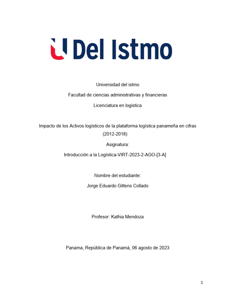 Actividad 3 - Comercio Internacional | PDF | Panamá | Economias