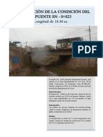 Evaluación de La Condición Del PUENTE SN - 0+023 Longitud de