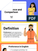 Preference and Comparison