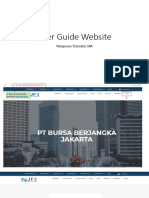 User Guide Website Pelaporan Transaksi SPA