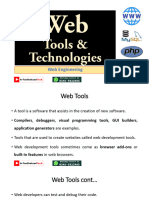 #3 Web Tools and Technologies