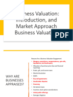 MBK 625 W14 ESB Business Valuation - Introduction, and Market Approach Business Valuation