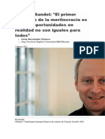 Meritocracia Michael Sandel