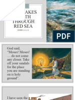God Makes A Path Through Red Sea