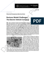 Business Model Challenges, The Electric Vehicle Company