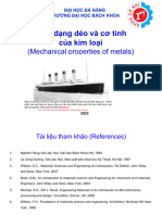 Biến Dạng Dẻo Và Cơ Tính Của Kim Loại