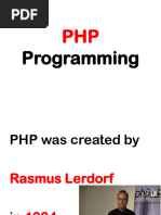 Module #1 - Introduction To PHP