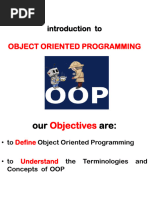 Module #1 - Introduction To OOP