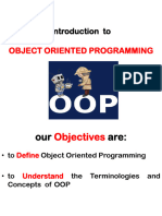 Module #1 - Introduction To OOP